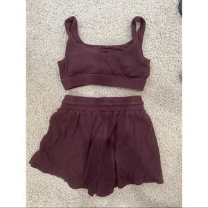 Jed North matching ribbed set